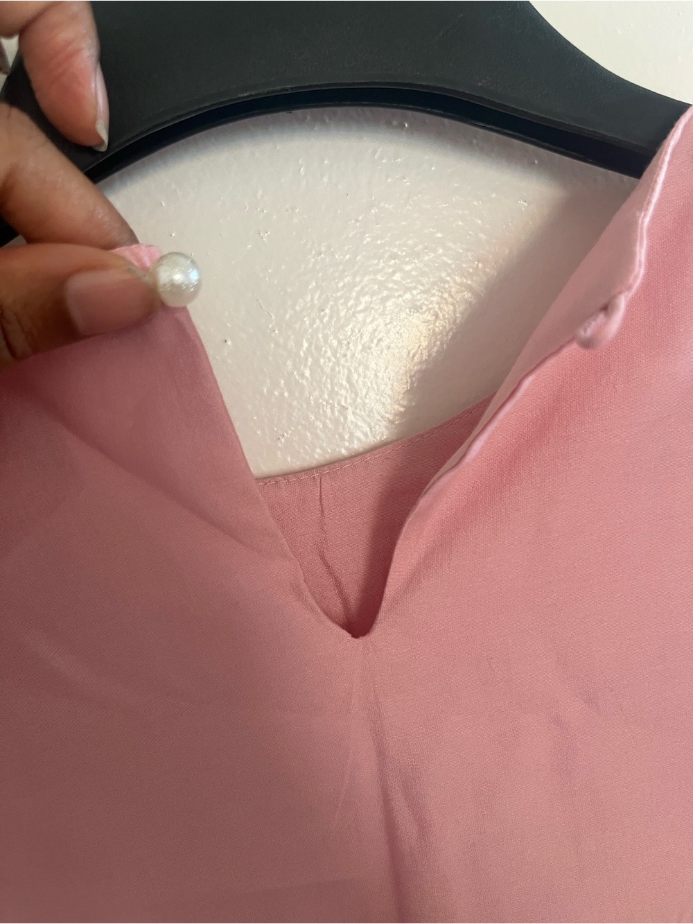 My lullaby Women's Dusty Pink Pleated Puff-Sleeve Blouse - Picture 2 of 4